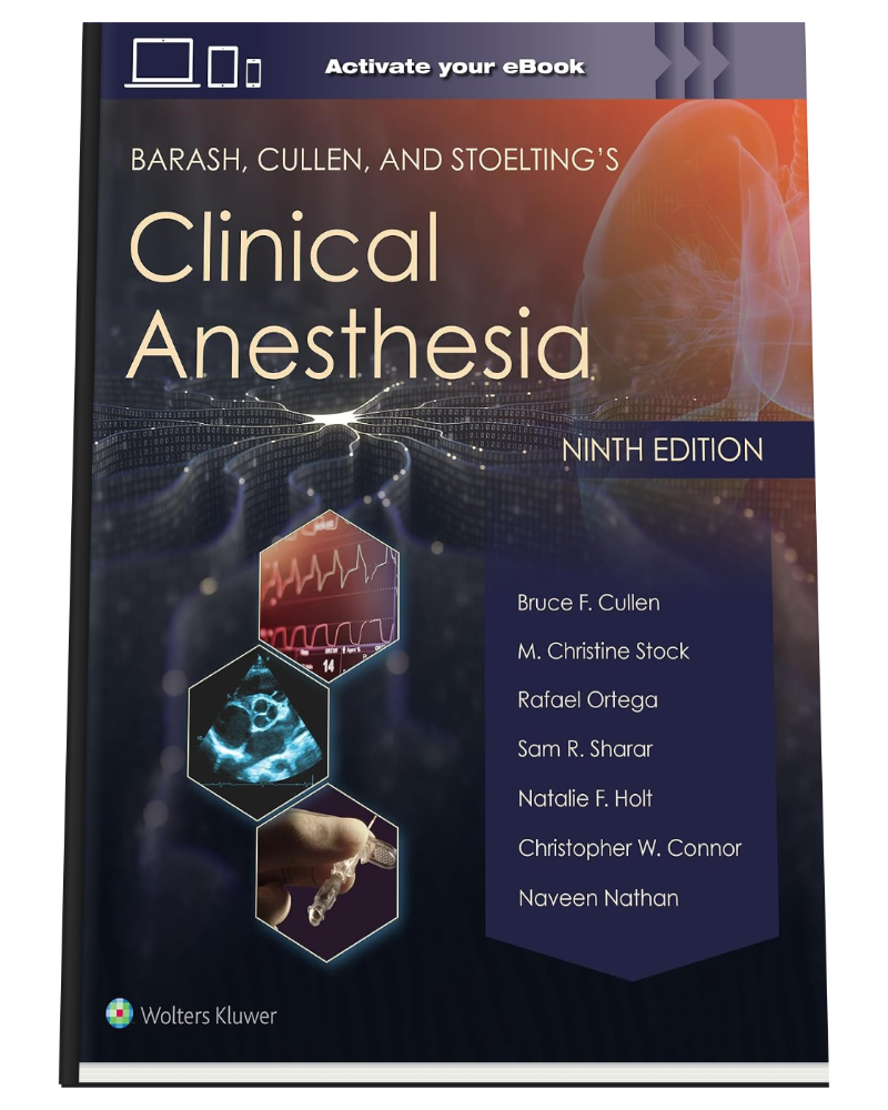 Barash Cullen and Stoelting's Clinical Anesthesia, 9th Edition book cover