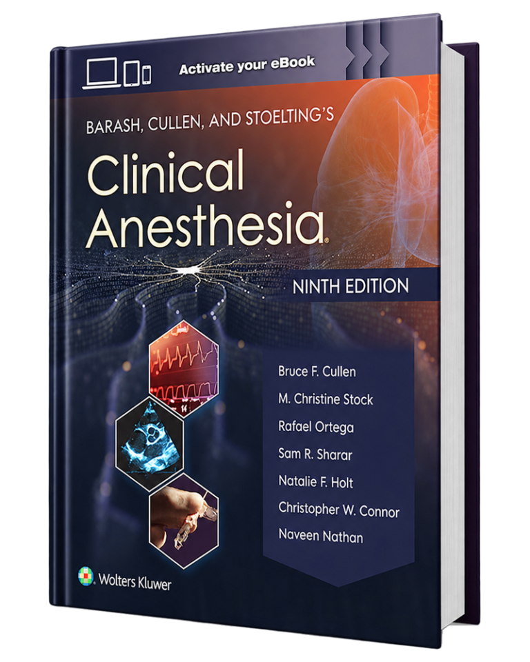 Barash Cullen and Stoelting’s Clinical Anesthesia, 9th Edition book cover