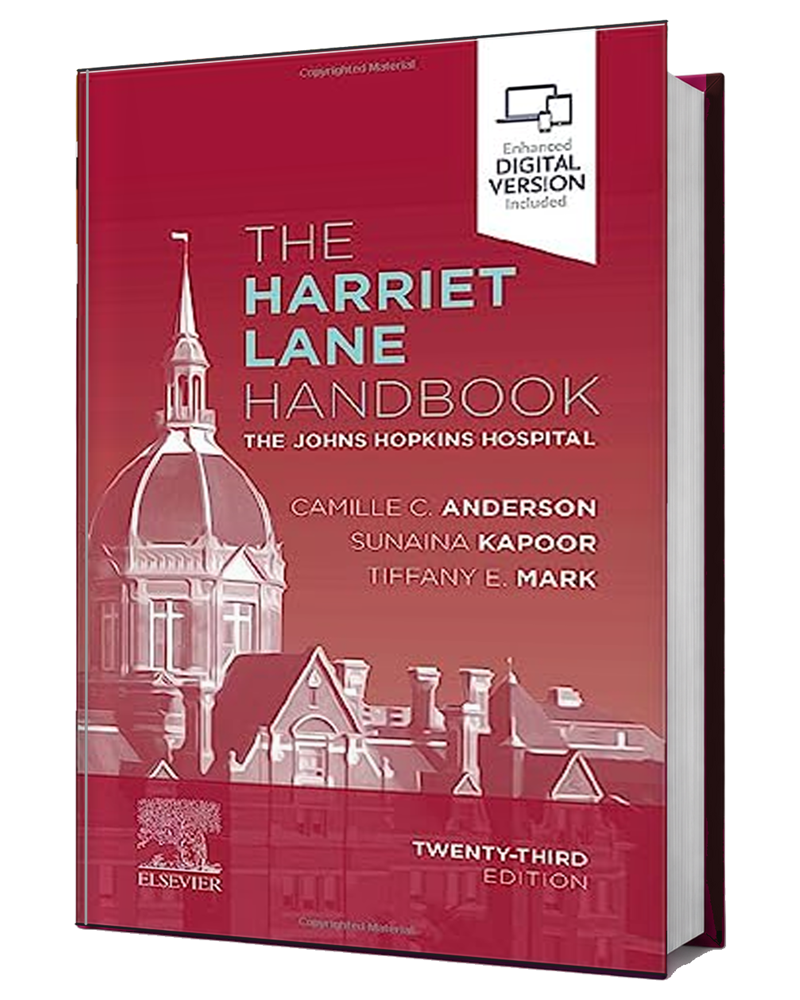The Harriet Lane Handbook The Johns Hopkins Hospital, 23rd Edition book cover